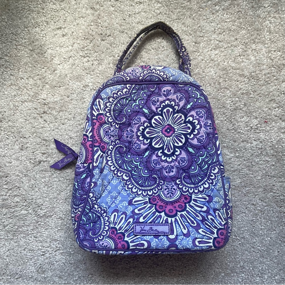 Vera Bradley Purple Lunchbox